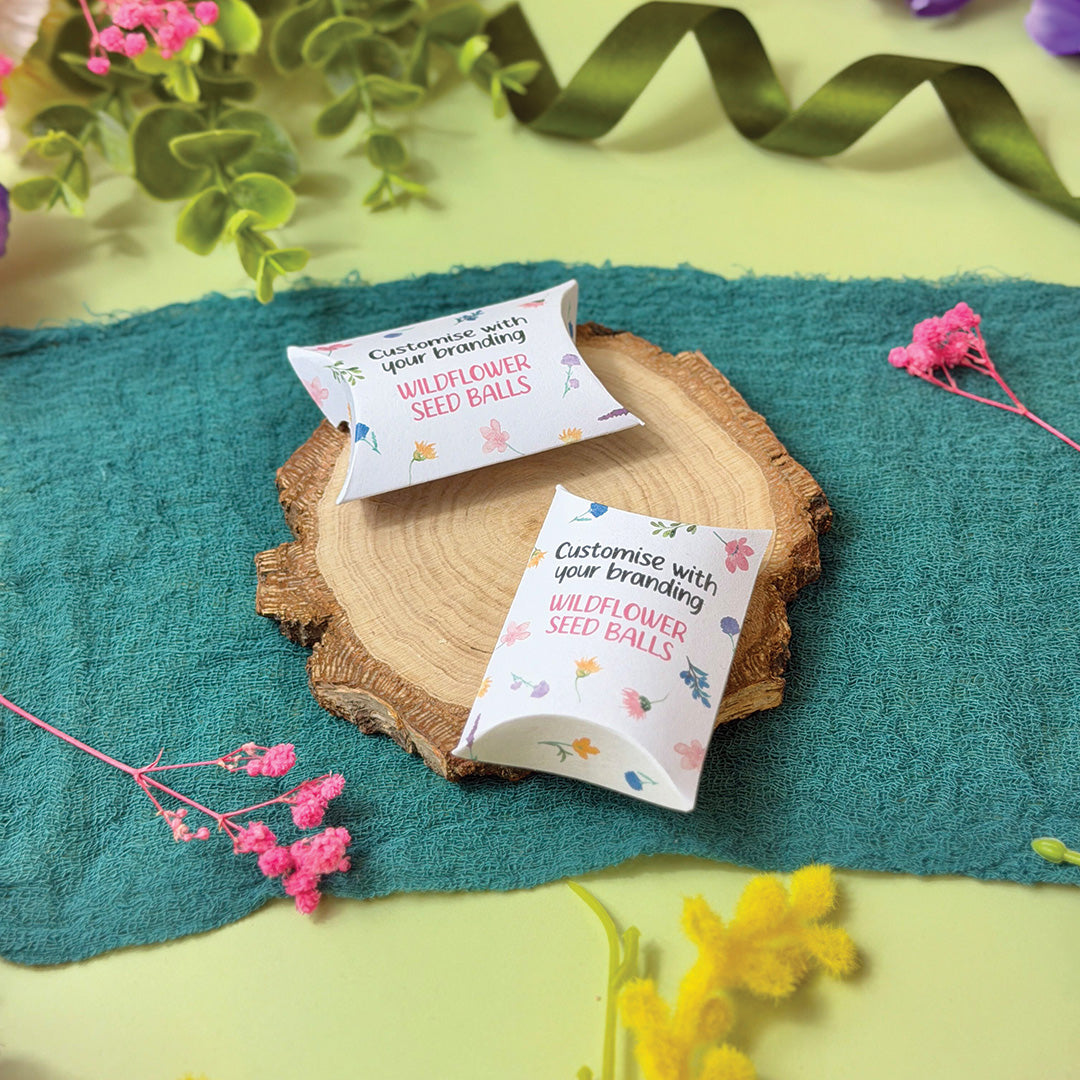 Seed Balls in a Pillow Box