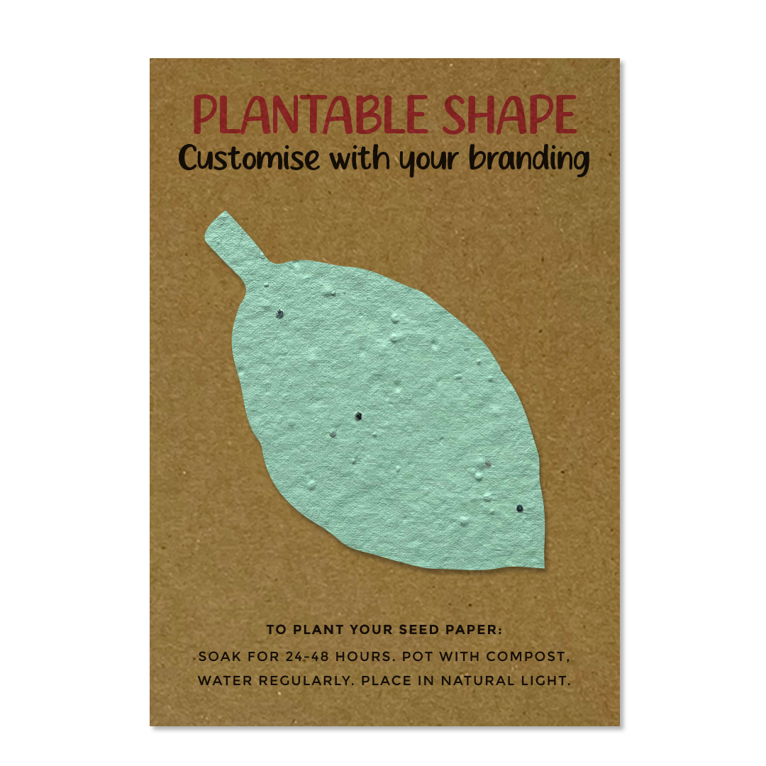 Plantable Shape on Backing Card