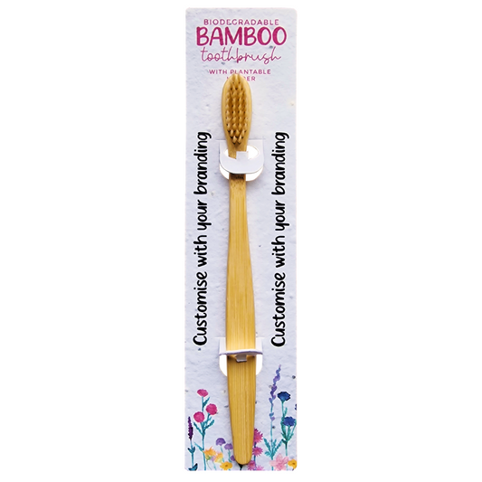 Eco-Friendly Bamboo Toothbrush - Custom