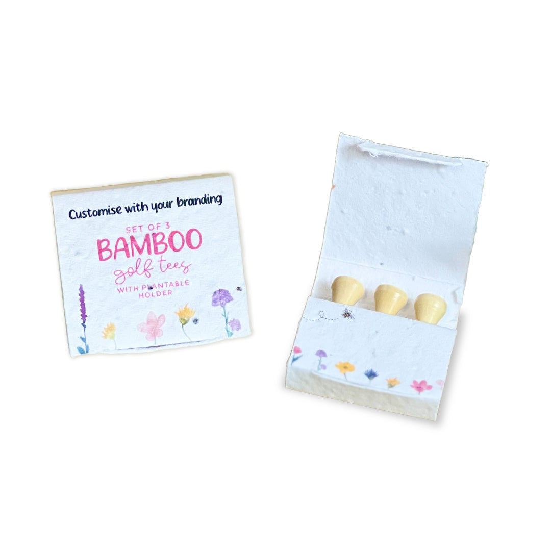 Bamboo Golf Tees (Set of 3) - Custom