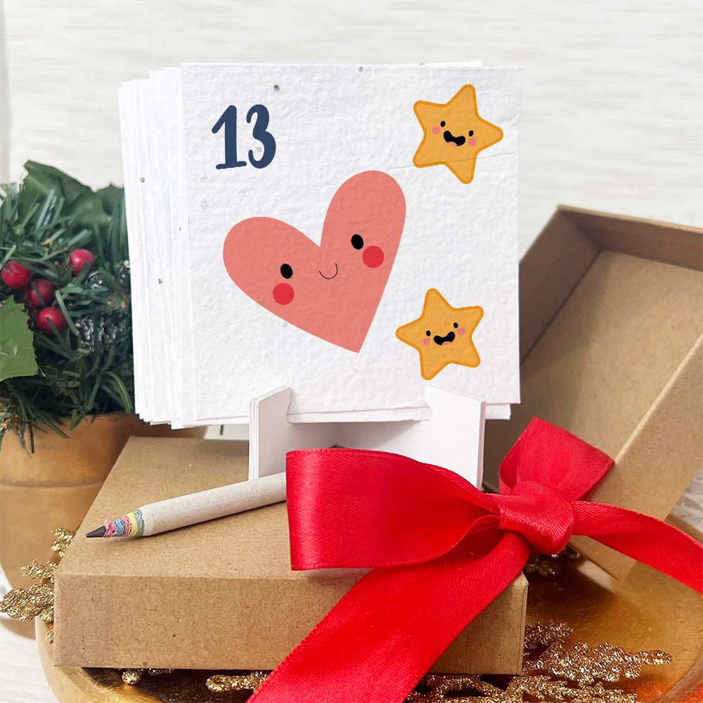 Seed Paper Plantable Advent Calendar - Cute Advent