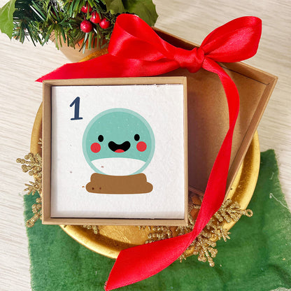 Seed Paper Plantable Advent Calendar - Cute Advent