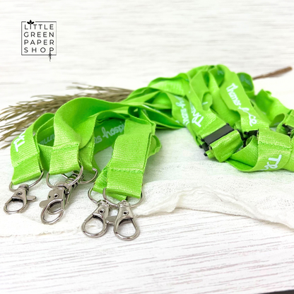 Eco-friendly Bamboo Lanyards - Branded