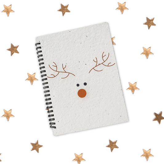 Plantable Christmas Notebook - Merry and Bright