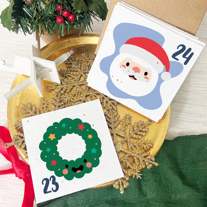 Seed Paper Plantable Advent Calendar - Cute Advent