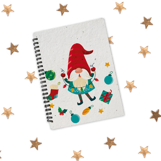 Plantable Christmas Notebook - Santa's Little Helpers
