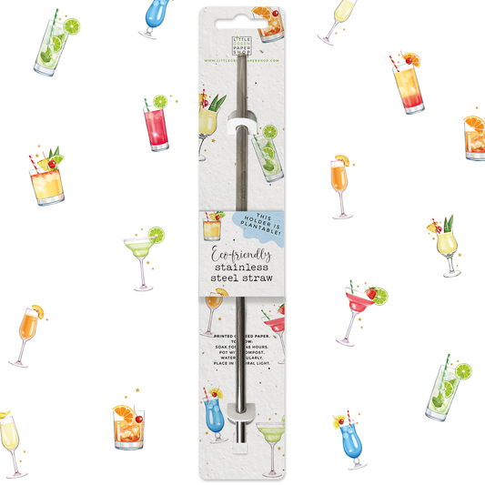 Eco-Friendly Stainless Steel Straw - Cocktails