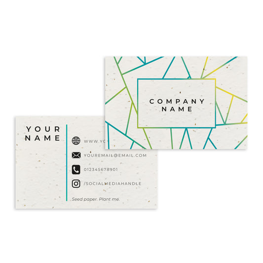 Business Cards - Blue Mirrors