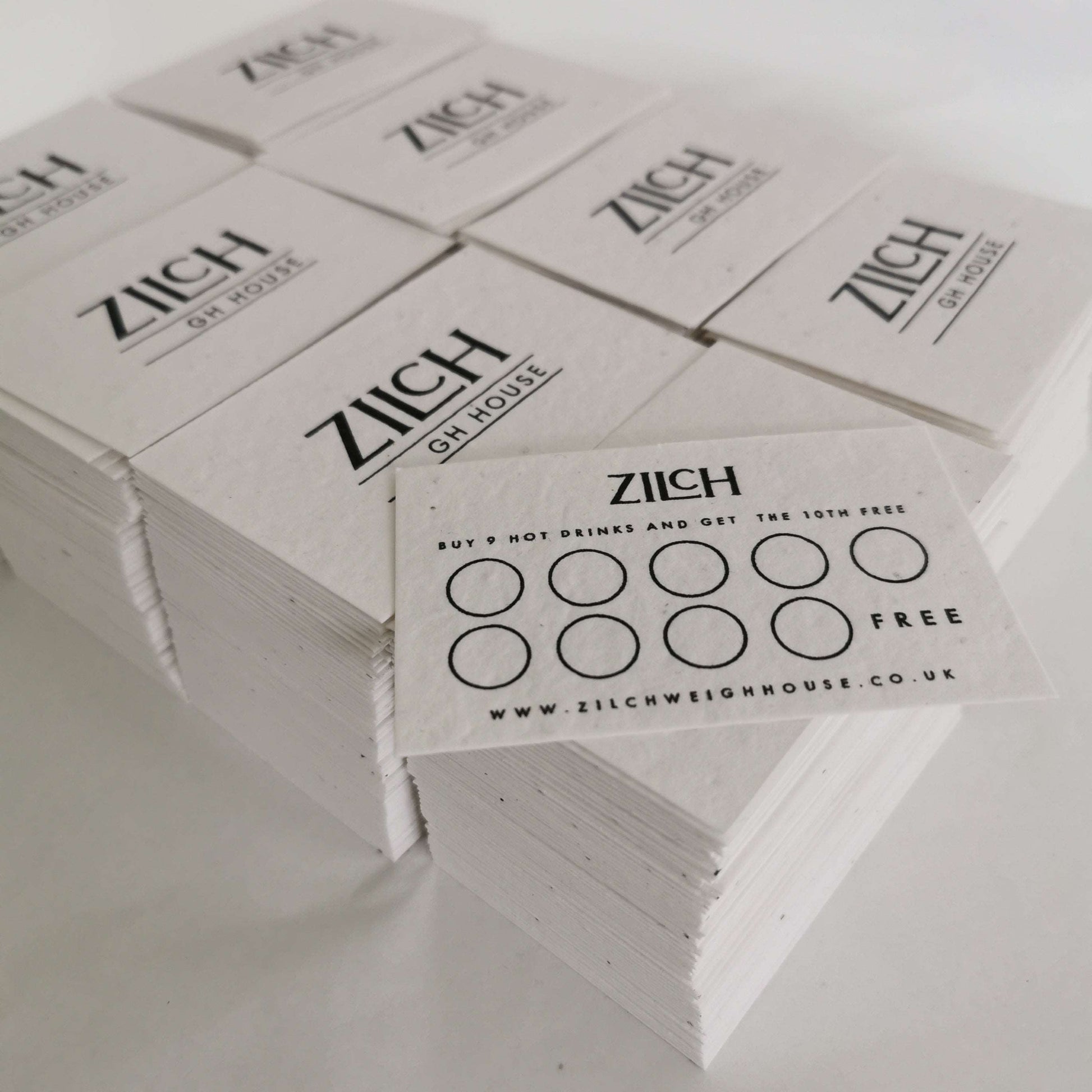 Plantable Seed Paper Business Cards - Your Logo & Details  Little Green Paper Shop