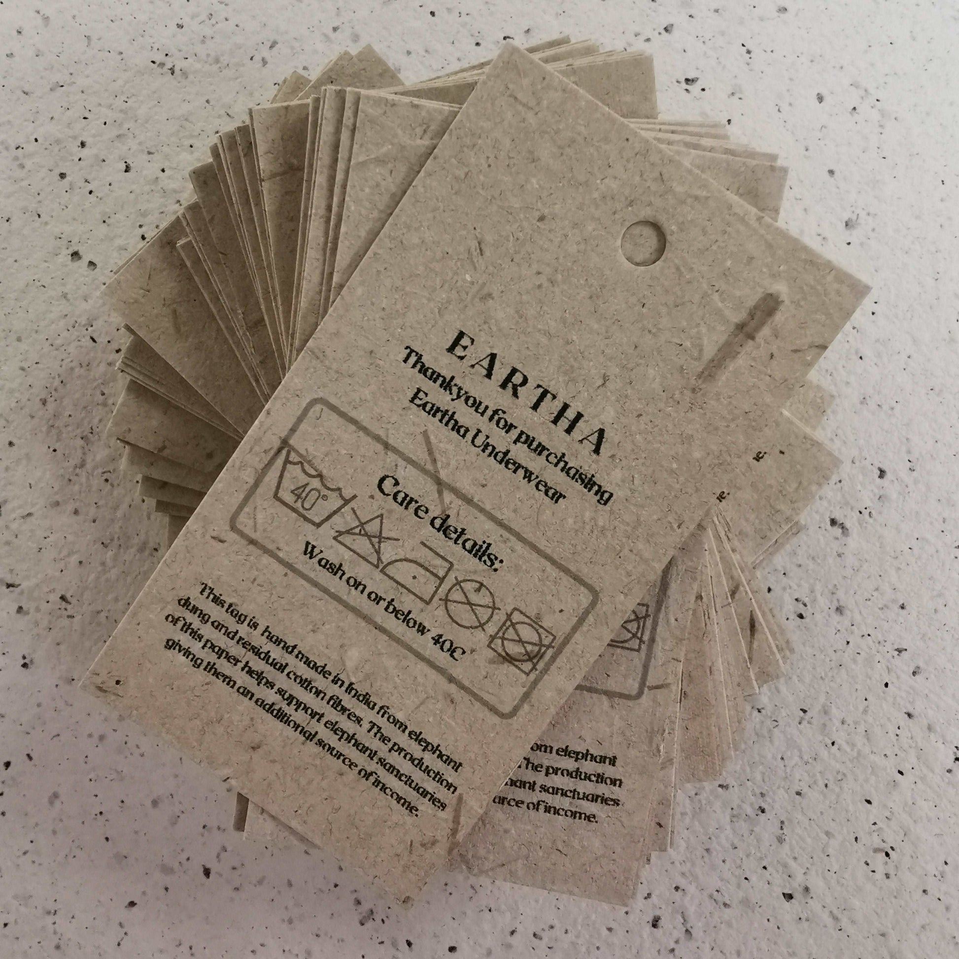 Plantable Seed Paper Seed Paper Tags - Thin  Little Green Paper Shop