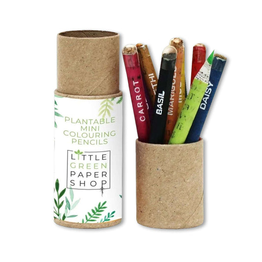Plantable Seed Paper Plantable Seeded Colouring Pencils  Little Green Paper Shop