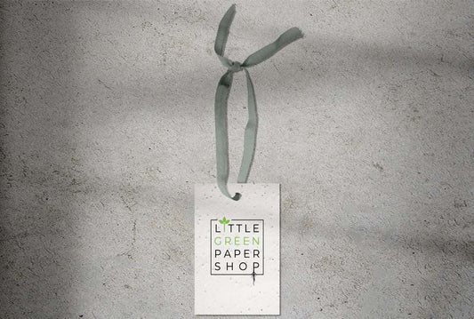 Plantable Seed Paper Seed Paper Tags - Rectangular  Little Green Paper Shop