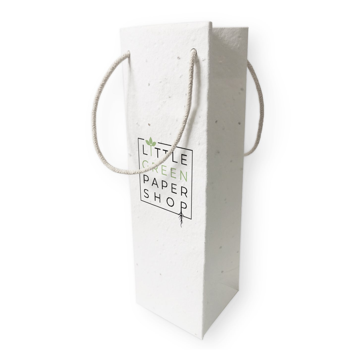 Plantable Seed Paper Seed Paper Gift Bag - Wine  Little Green Paper Shop