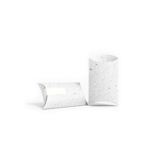 Plantable Seed Paper Small Pillow Boxes - STOCK  Little Green Paper Shop