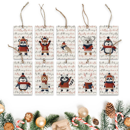 Plantable Seed Paper Tags - Festive Friends  Little Green Paper Shop